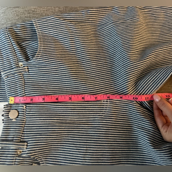 Remain Birger Christensen Blue Stripe Trouser - Picture 9 of 9